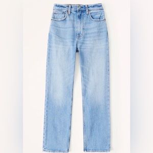 Abercrombie ankle straight jean